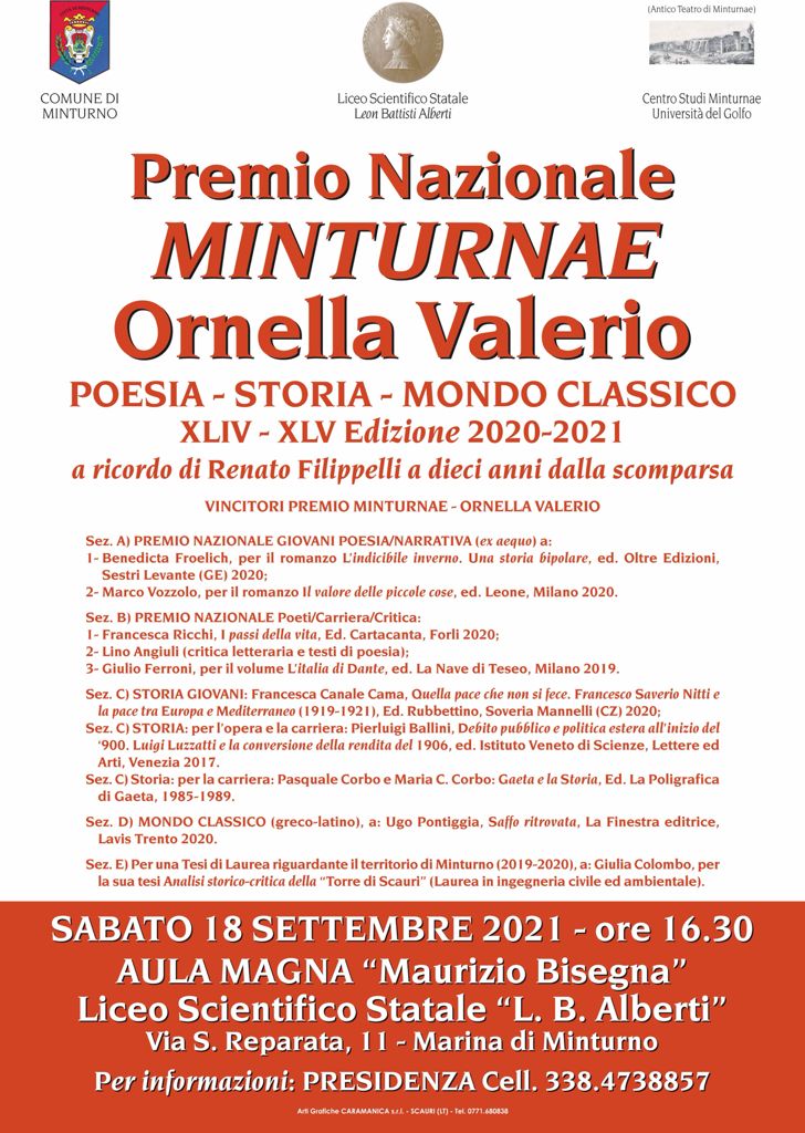 Locandina Premio Minturnae