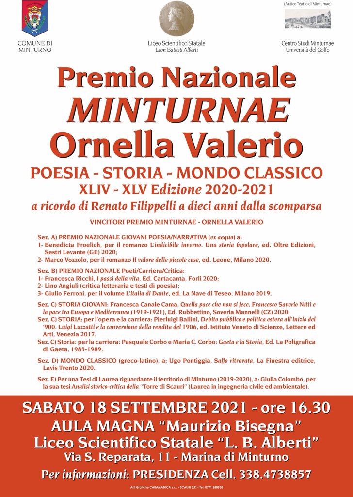 Locandina Premio Minturnae